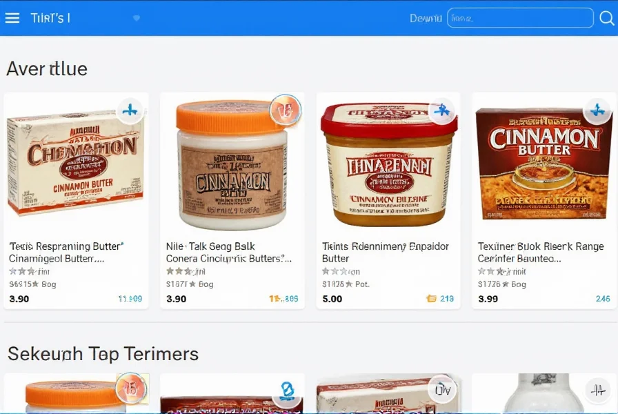 Texas Roadhouse cinnamon butter container on Walmart shelf showing packaging details and price tag