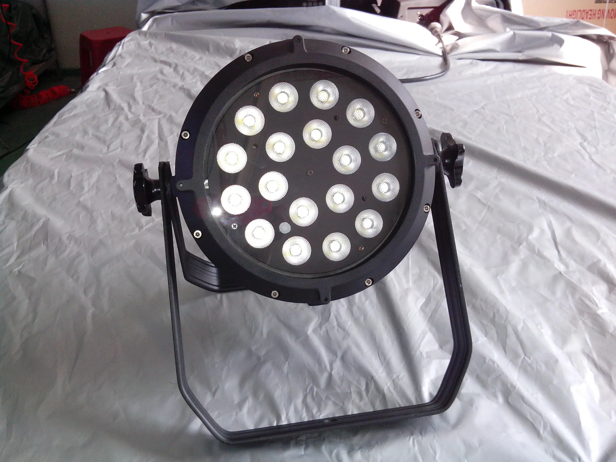 rgbw 54 5 w ip65防水洪水led par灯户外