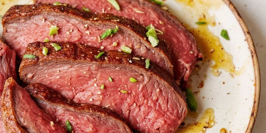 Perfectly Seasoned Steak Plate