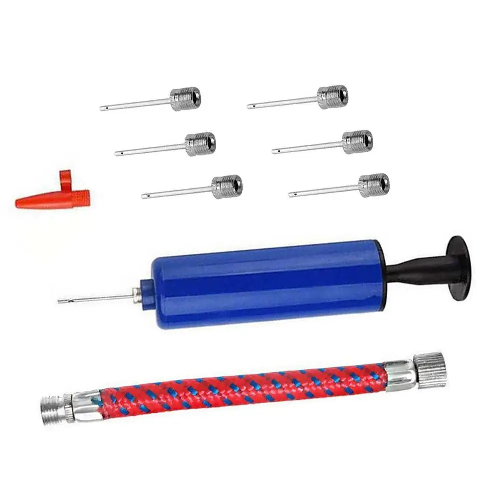 

10PCS 6 Inch Ball Pump Set With 7 Needles 1 Nozzle 1 Hose Effective Air Pump For Football Basketball Volleyball
