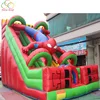 Customized Hero Superman Inflatable Slide,Hot Selling Double Lane Spiderman Inflatable Slides
