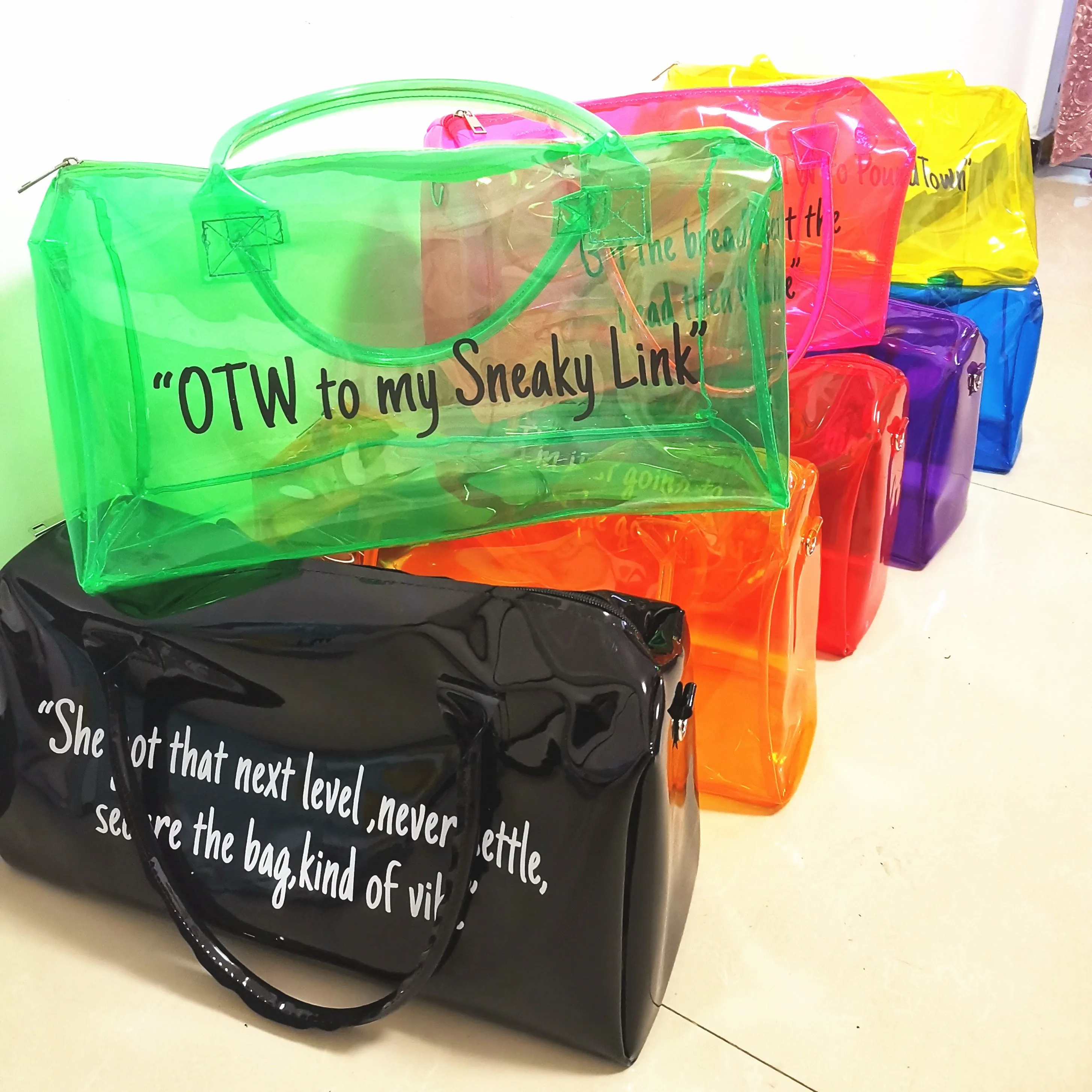 

Promotional Eco-friendly Waterproof Clear PVC Gift Bag