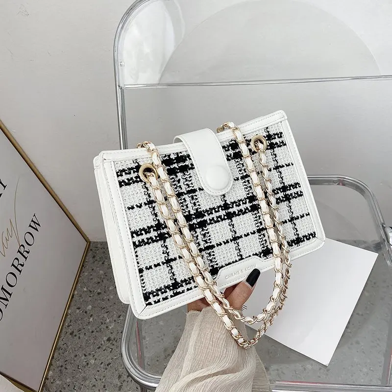 

2020 New Designer Square PU Chain Handbags Hot Selling Mini Small Trendy Shoulder Bags For Women, 4 colors
