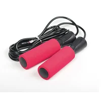 

Workout Adjustable Easy Jump Rope Foam Handle PVC Skipping Rope Customized Logo ,OEM