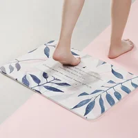 

Noooth Custom Size Washable Absorbent Diatomite Bath Mat Rugs