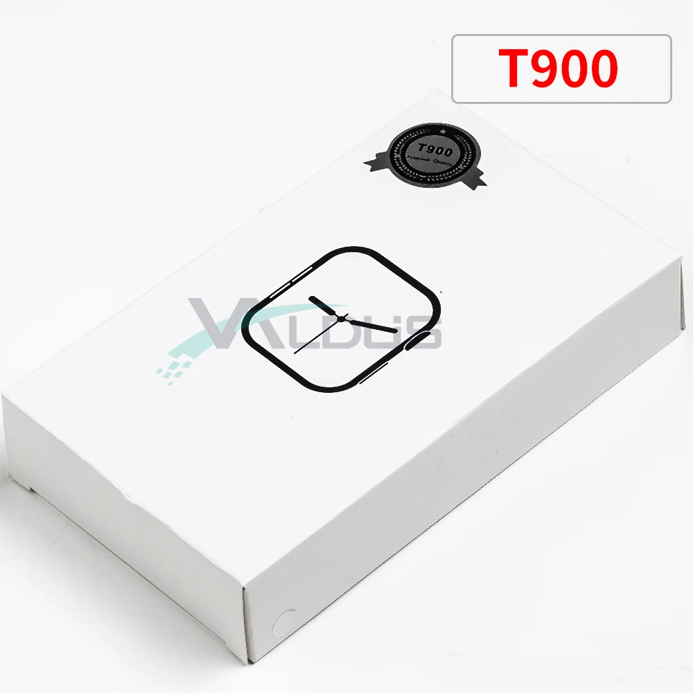 

smartwatch t900 tela de 1.54 polegadas monitor de frequencia cardiaca a prova d'agua iwo 6 relogio inteligente t900