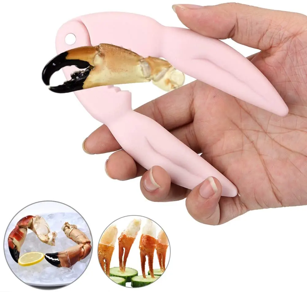 

Kitchen Accessories Multi-Function Crab Claw Clip Eating Crab Shelling Seafood Tools Biscuit Plastic Walnut Clips Opener Tool