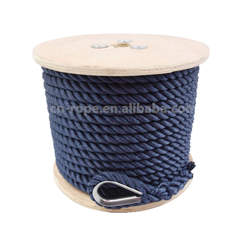 Latest Anchor Line with Thimble UV Resistance Marine Mooring Rope for Boat