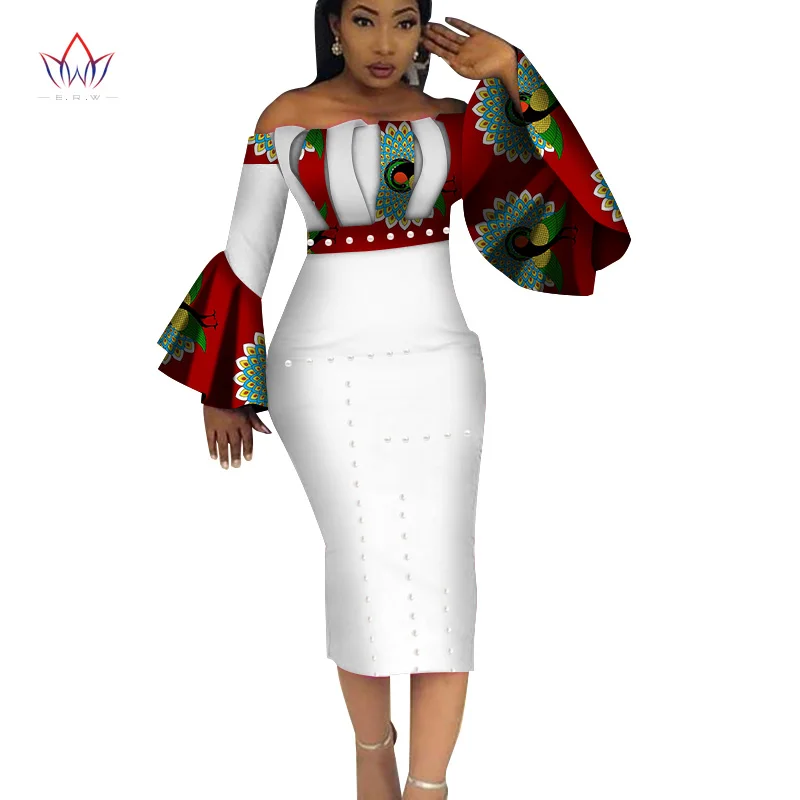 

Dashiki Party Hot Vestidos for Women Cotton Print Traditional African Clothing 5xl nature dresses Mid-Calf WY3208, Colors
