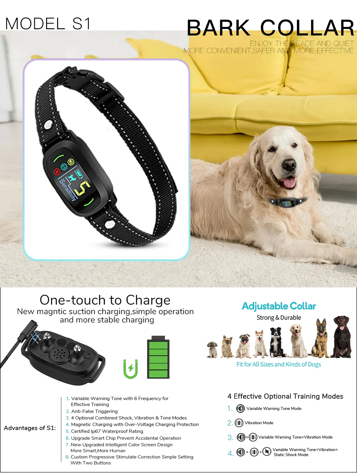 Shenzhen Smartpet Technology Co., Ltd. Bark Collar, Dog Training Collar