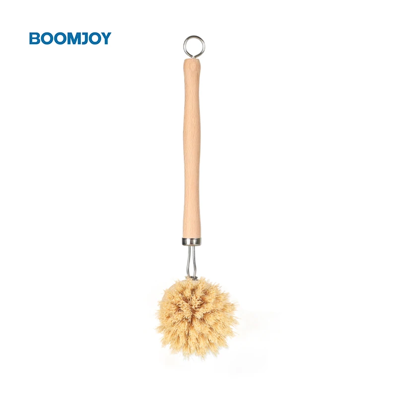 

BOOMJOY natural wooden and bamboo household kitchen utensil cleaning brush set