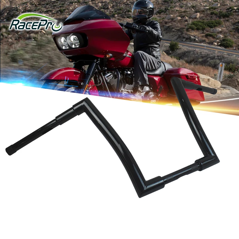 

Racepro Custom Motorbike Ape Hanger Handlebar 12" Handlebar for Harley Davidson Dyna Softail Sportster Touring