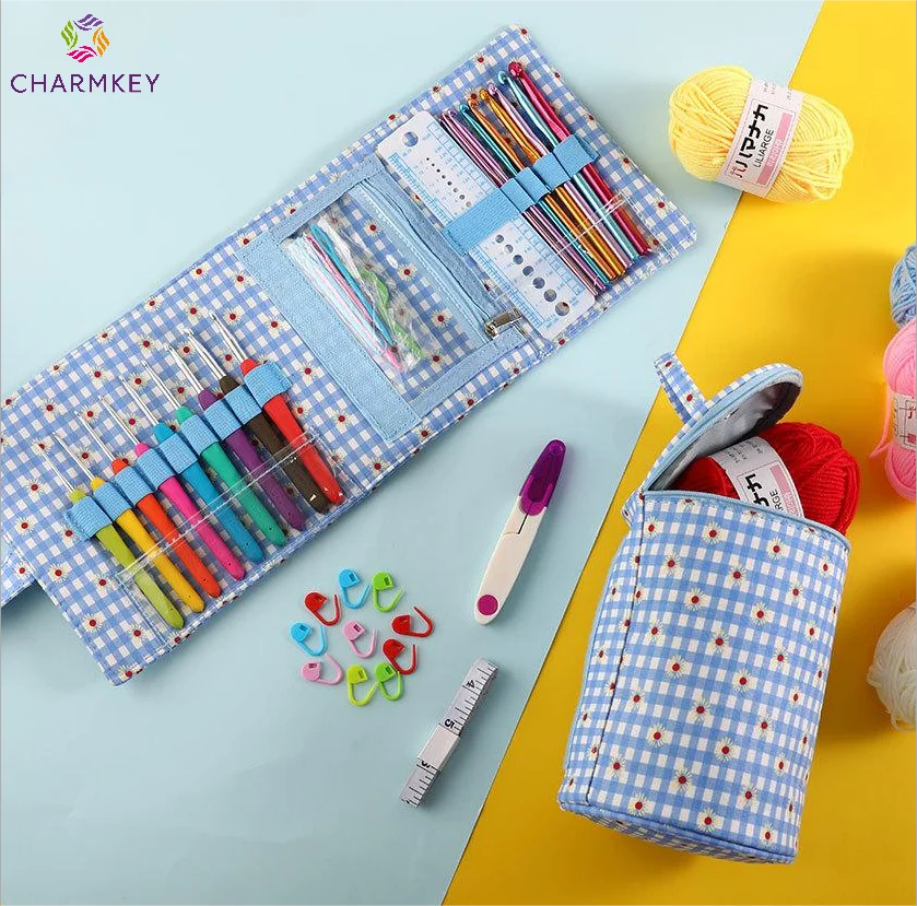 

High Quality 49pcs Crochet Hook Set Knitting Needle Colorful Knitting Needle for Sweater Making