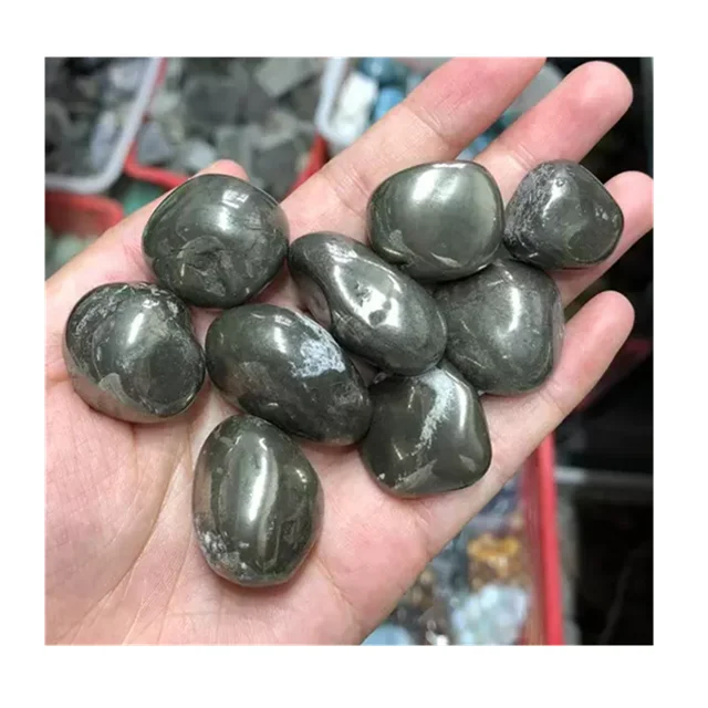 

Wholesale 20-30mm crystals healing stones natural pyrite bulk tumbled stones