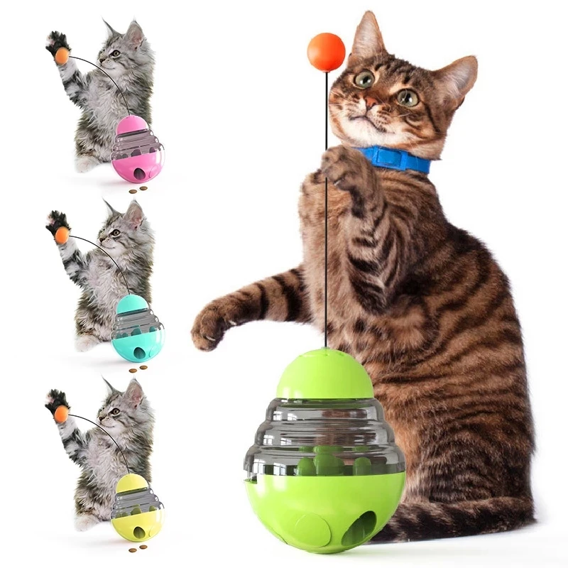 

Dropshipping Pet supplies Amazon tumbler cat turntable toy cat stick interactive toy