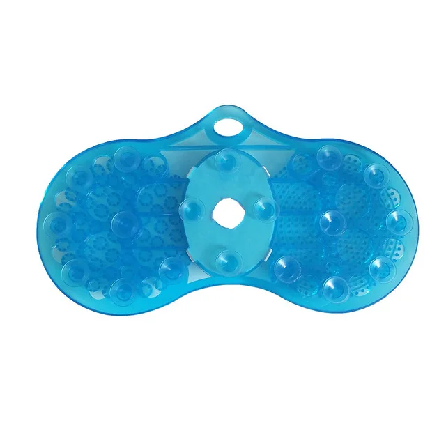 

Plastic Bath Shoe Pumice Stone Foot Scrubber Shower Brush Massager Slippers for Feet Bathroom Products Foot Care Sole Cleaner, Natural color