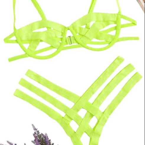 

YMX-0013 Hollow Out Underwear Suits Them Two-Piece Bra And Sexy Underwear Hot Lingerie Women Set