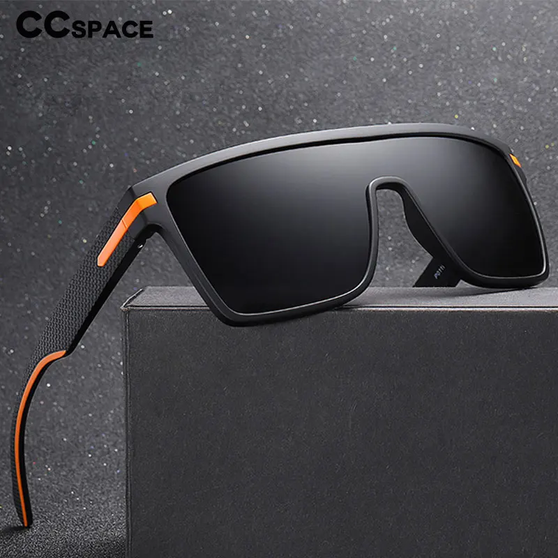 

45993 Plastic Titanium Polarized One Lens Sunglasses Men Women Fashion UV400