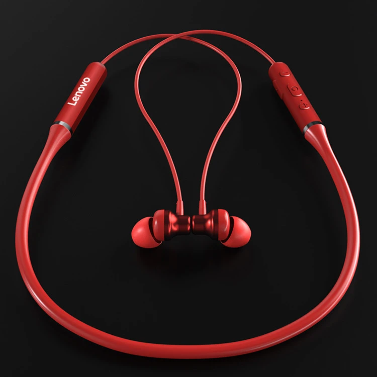 

Professional Lenovo Neckband headphones with CVC noise cancelling mic wireless headphone