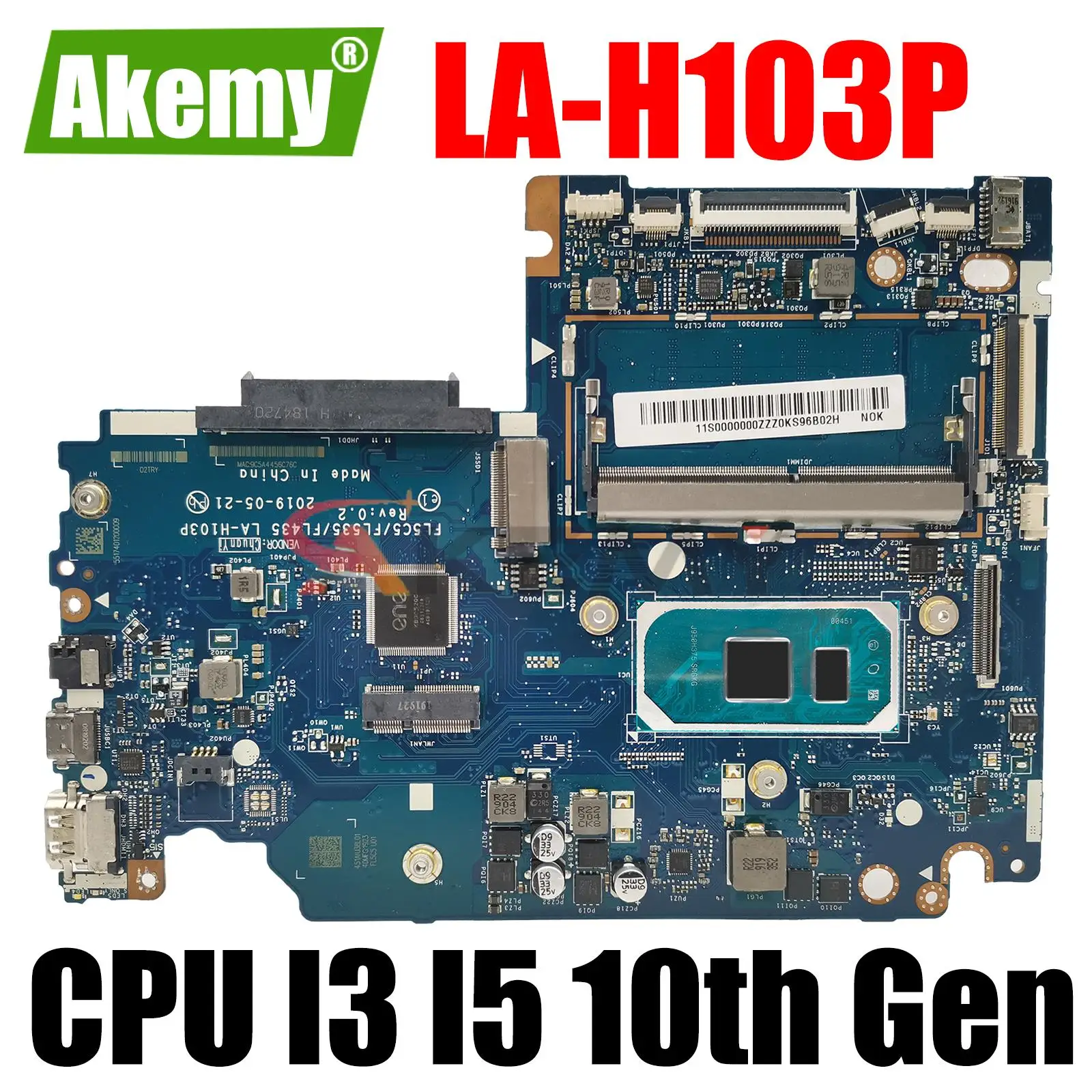 

5B20W89110 5B20W89114 For Lenovo Ideapad S340-15IIL Motherboard LA-H103P I3-1005G1 I5-1035G1 I7-1065G7 UMA_4G DDR4