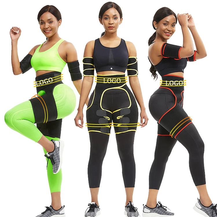 

Custom Logo 6 Color Hot Sauna Sweat Neoprene Waist Trainer Tummy Control Compression Waist And Thigh Trimmer Mid Thigh Shaper