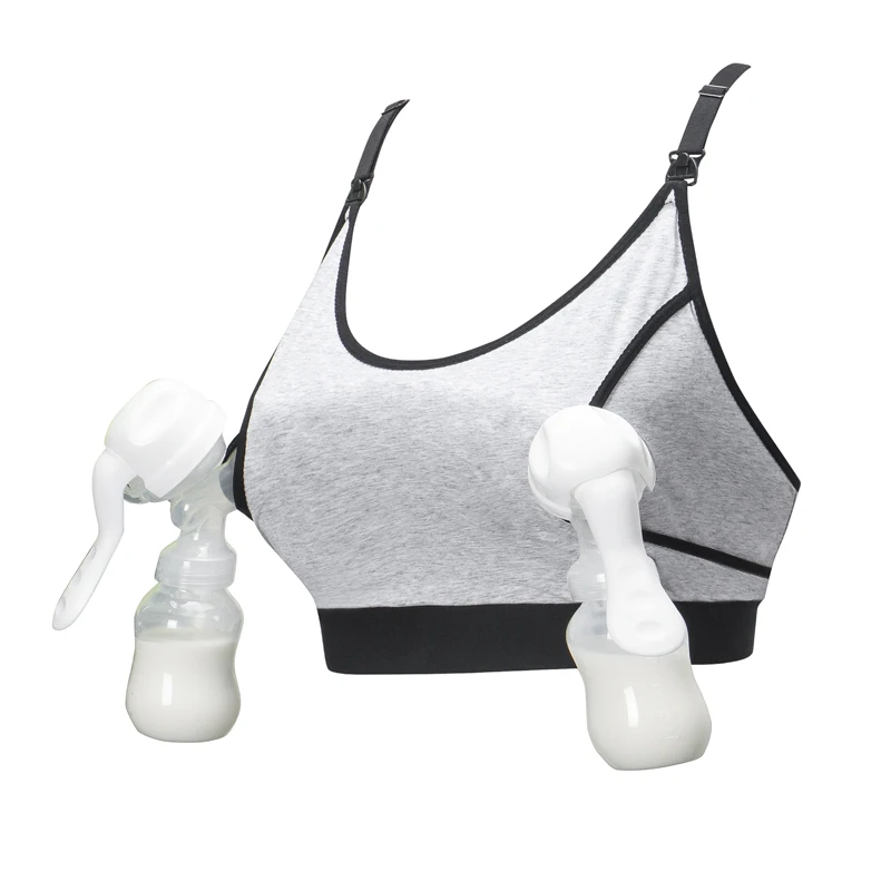 Baby Feeding Pump Brassiere Hands Free Wireless Nursing Pumping Bra For