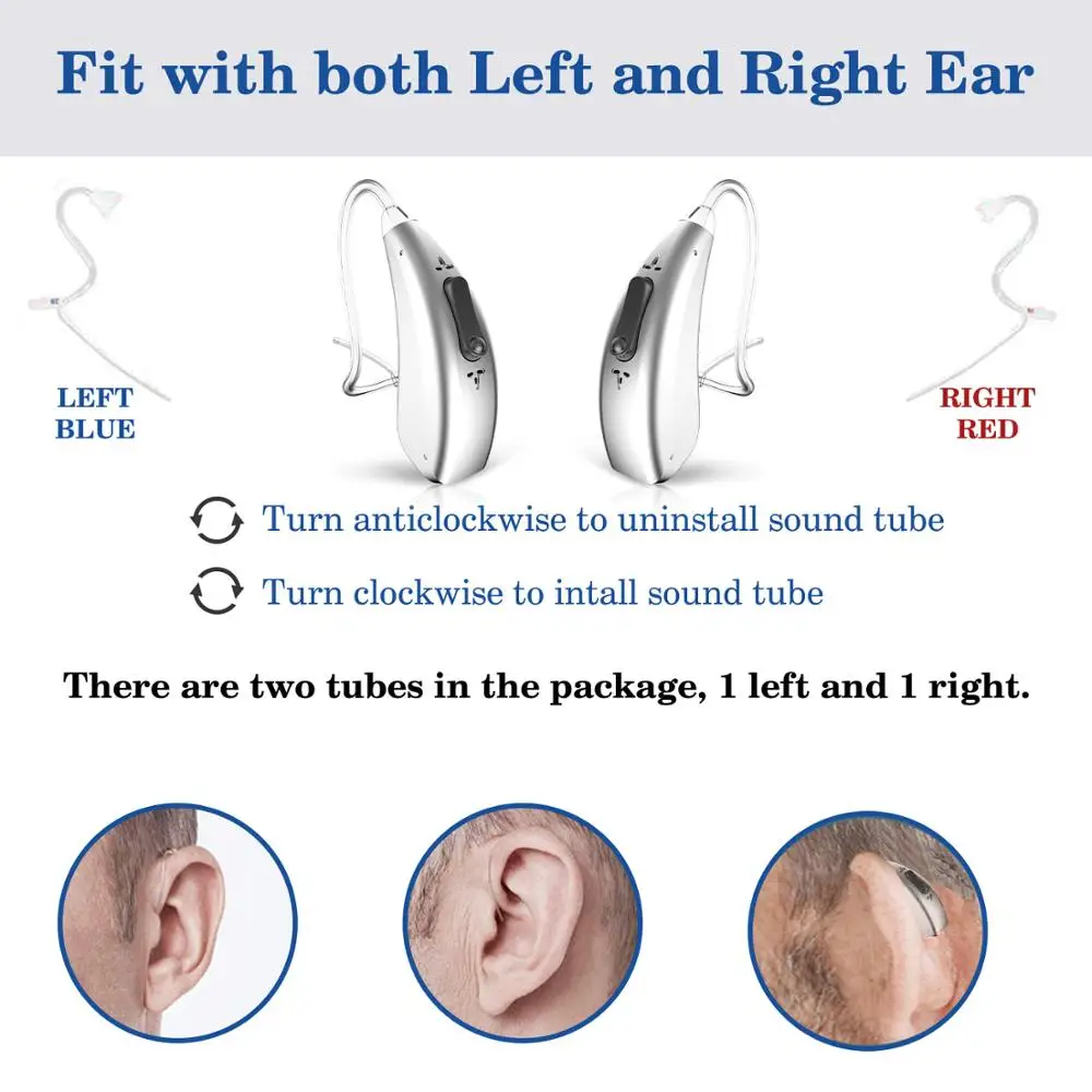 Digital Rechargeable Charging Hearing Aids Open Fit Hearing Aids For