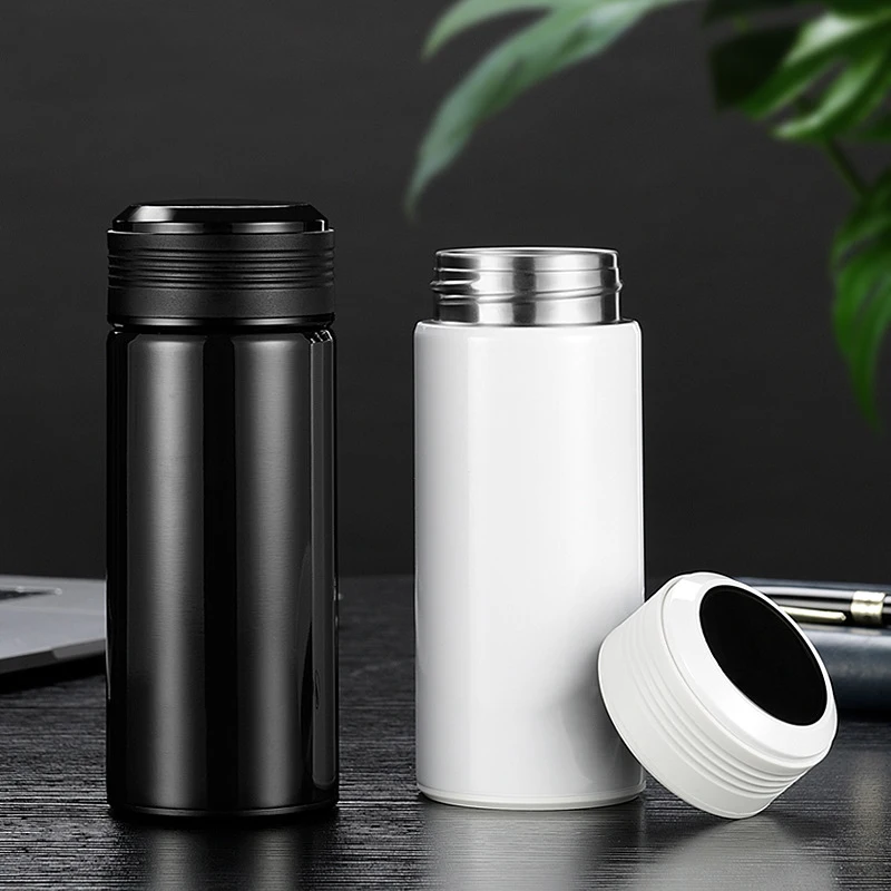 

Double Wall Vacuum Insulated Stainless Steel Thermos Bottle / Thermos Vacuum Flask Manufacturer, Black, white