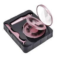 

Private label eyeliner 2 pairs magnet lashes 5 magnets magnetic eyelashes makeup kit set