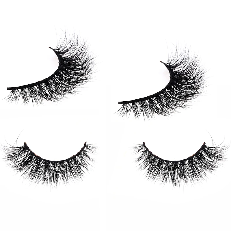 

Luxury Fluffy 100% Cruelty Free 3D Real Mink Eyelashes Private Label Mink 3D Lashes, Black or as customer's request