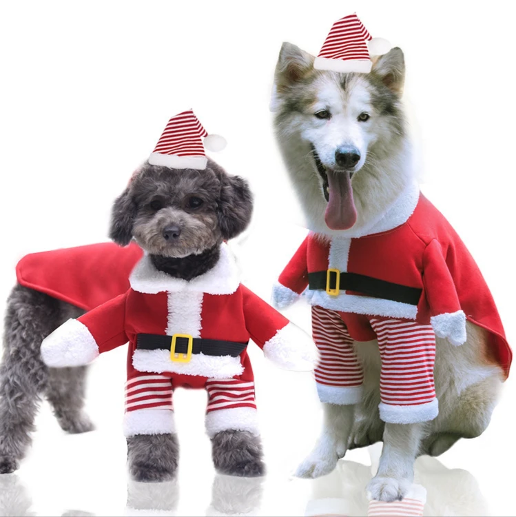 

Blended Fabric Fashion Pet Christmas Pets Clothes And Accessories, Red