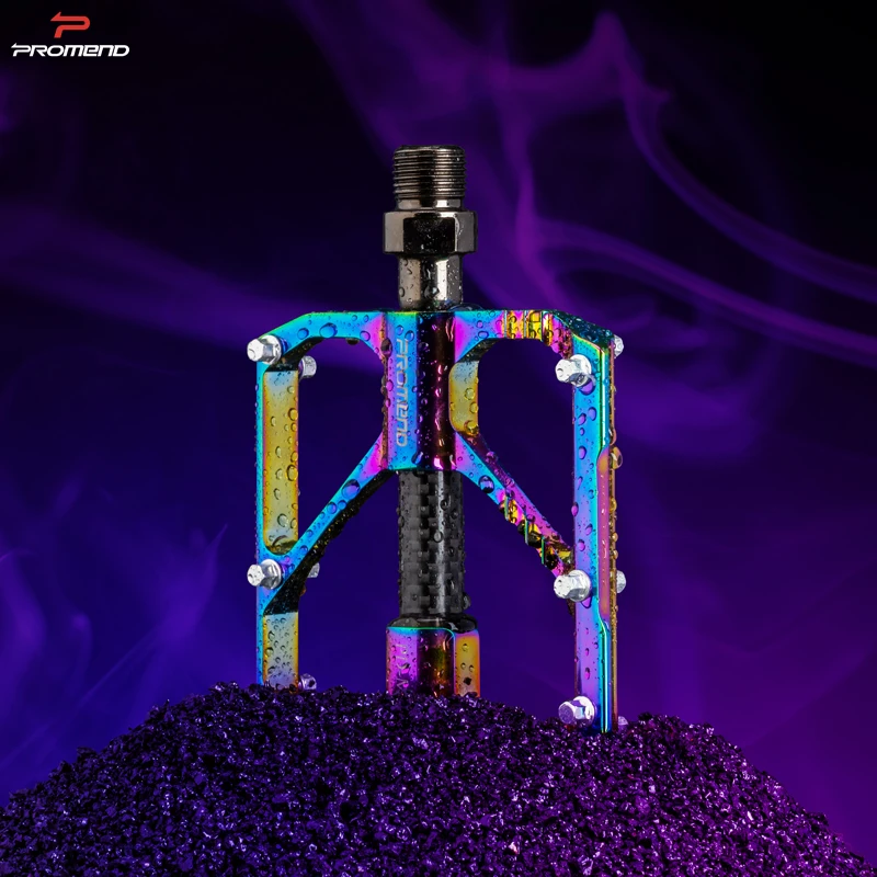 

CHINA MANUFACTURE BICYCLE PEDAL FOR MOUNTAIN BIKE 3 SEALED BEARING LIGHTWEIGHT BIKE PEDAL MTB RAINBOW COLOR ALUMINUM PEDALS