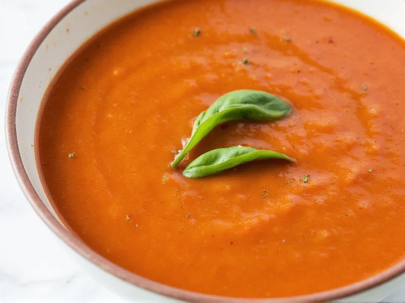 Easy Homemade Tomato Basil Soup Recipe in 45 Minutes