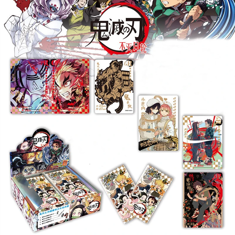 

Japanese Anime Demons Slayers Collection rare Cards box children toys Child Kids Birthday Gift Game collectibles Cards