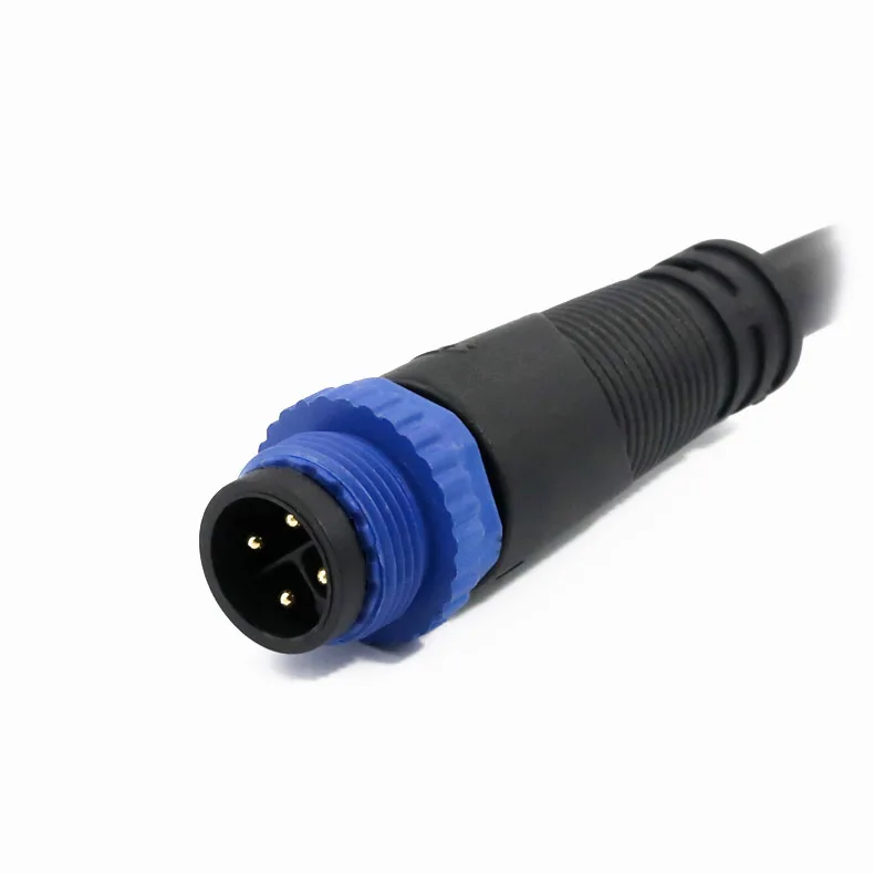 

Multifunctional M15 IP67 Waterproof 4 Pin Power Connector For Stage lighting