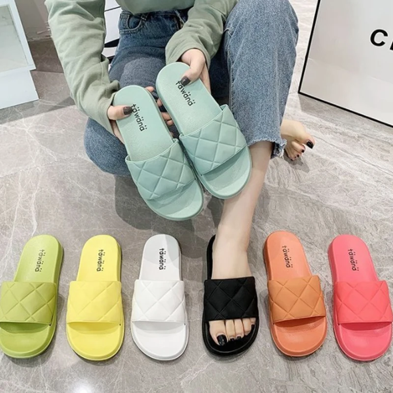 

Most Popular Antiskid Bathroom PVC Women Summer Slipper