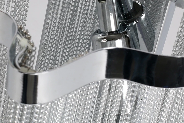 New classical postmodern wall led light chain tassel luxury hotel energy saving wall lamp