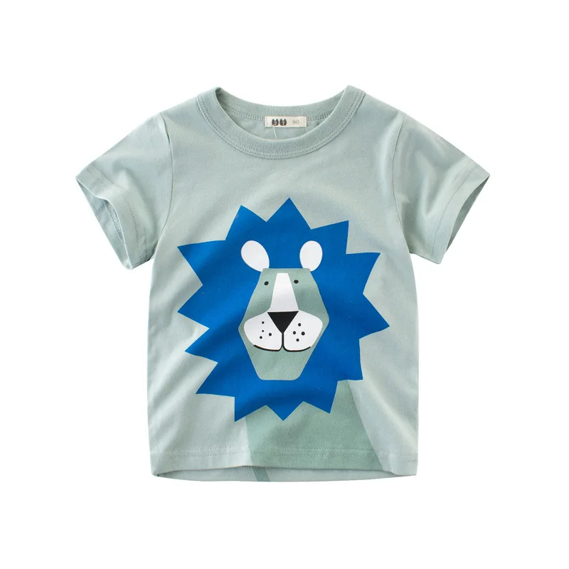 
100% cotton cartoon designs printing baby boy t-shirt 