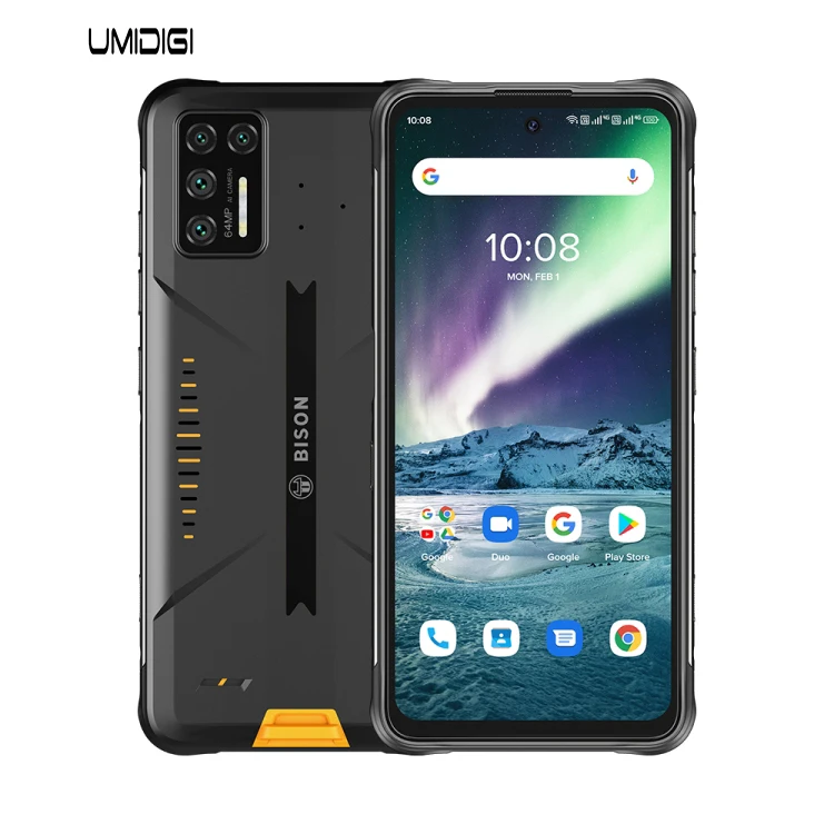 

Hot sale Umidigi Bison GT 8GB+128GB Rugged Phone Celular Rugged Global Ip68/Ip69k Mobile Phone