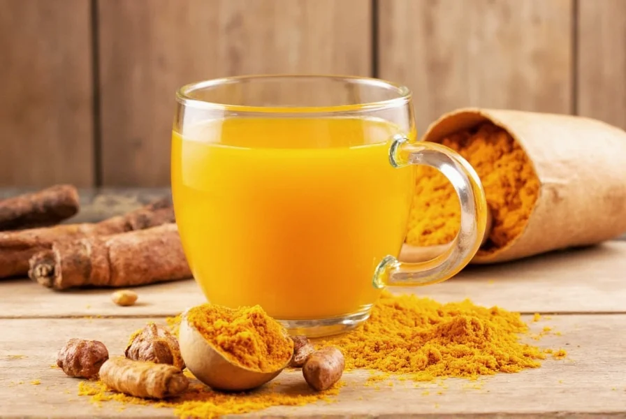 Turmeric tea preparation process