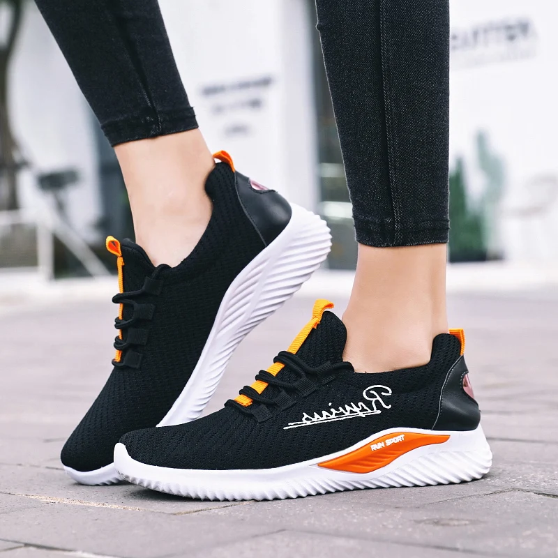 

723 Running Walking Travel Work Fashion Sneakers Shoes Wholesale China Shoes Woman, Black