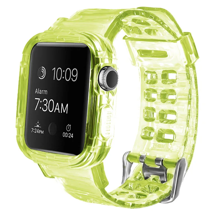 

Crystal TPU Smart Watch Bands Sport Watch Band For Apple iWatch 38 40 42 44mm