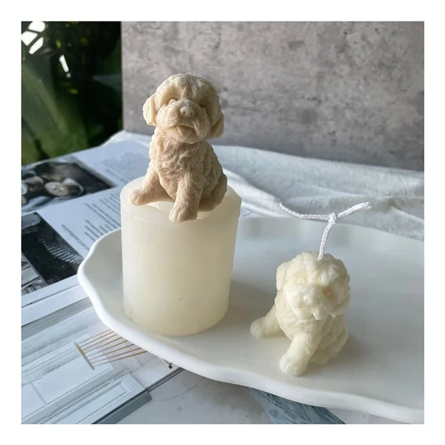 

Multiple Choices Diy Handmade Making Mould Simulation Animal Head Aromatherapy Plaster Molds Teddy Dog Silicone Candle Mold, Transparent