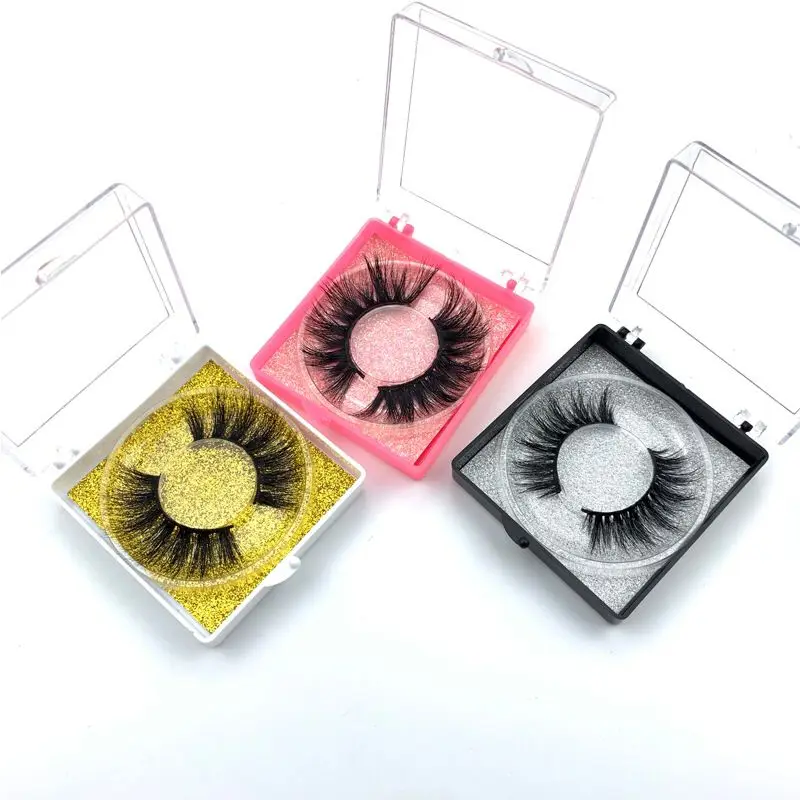 

Wholesale natural cluster 3d 5d 6d 20mm 25mm real mink eyelashes cils lashes with logo