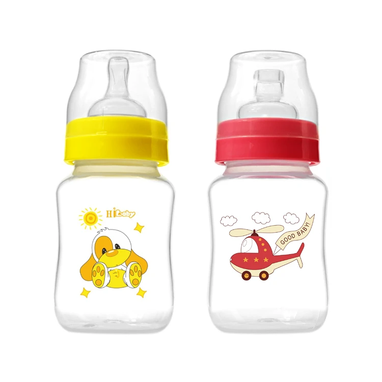 
OEM BPA free natural wide neck bebe mamadeira baby feeding bottle infant nursing bottles 
