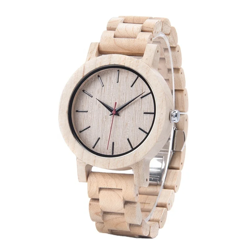 

DODO DEER handmade men wood watch oem fashion simple simulation wholesale watch with customizable logo