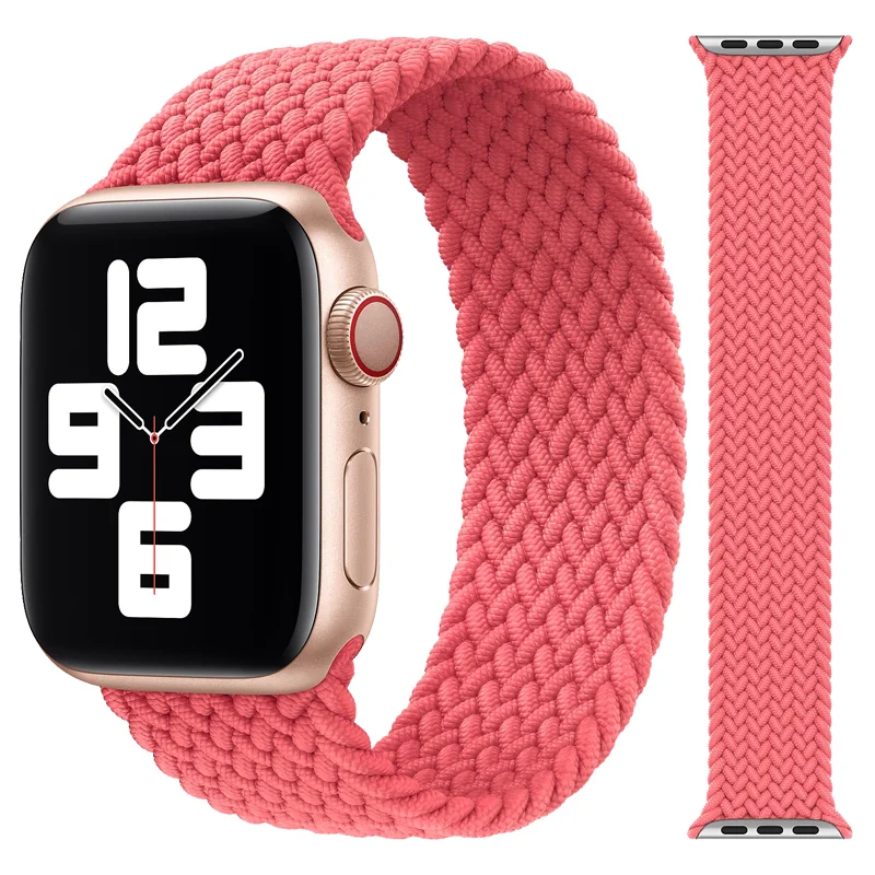 时尚运动女子男子尼龙弹性编织表带 苹果手表表带 Iwatch系列7 6 5 4 3 2 1 38 40毫米42 44毫米 Buy 尼龙弹性apple Watch表带 编织尼龙表带为apple Watch表带 编织带apple Watch Product On Alibaba Com