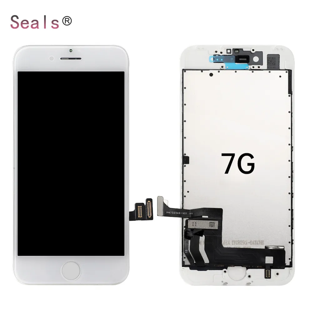 

Hot sale top quality motherboard for iphone 7, original apple phone screen display for iphone 7, Black