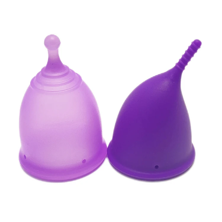 

Amazon Wholesale Organic Female Cup Menstrual Cup, Purple /blue/ pink/transparent/customized color