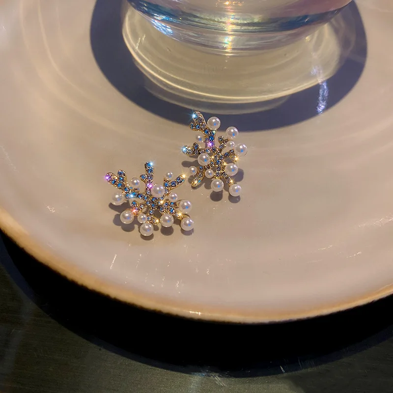 

trendy fashion high quality pearl stud earrings girls